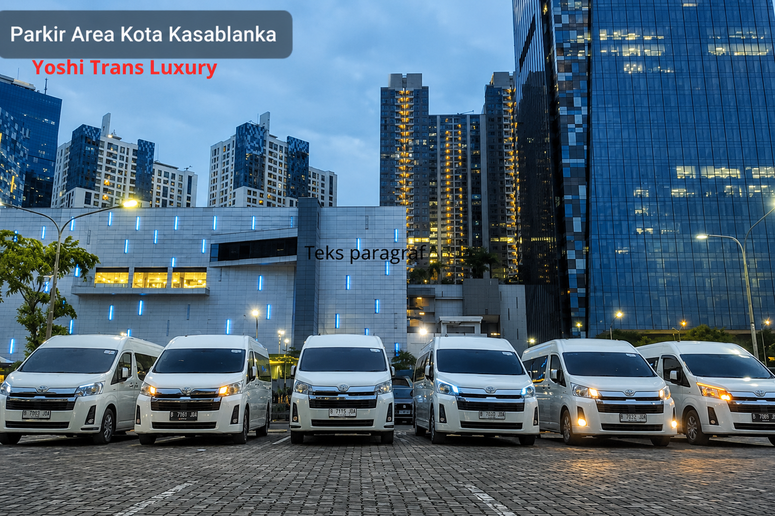 Sewa Hiace Luxury Jakarta